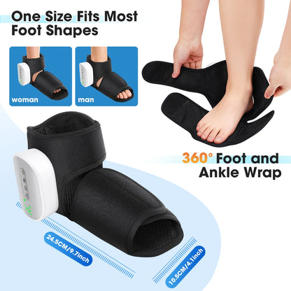 EMS Foot Massager Machine | TENS Foot Circulation Stimulator Pad, Adjustable Intensity