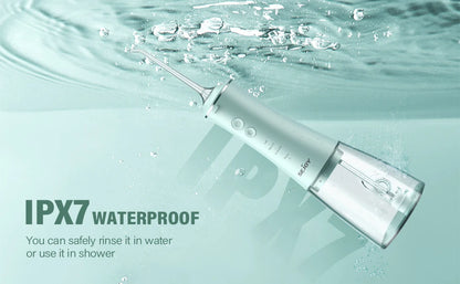Cordless Water Flosser for Teeth 280ml | 4 Modes, 6 Jets, USB Rechargeable Oral Irrigator | Portable Dental Cleaner for Travel & Home Use