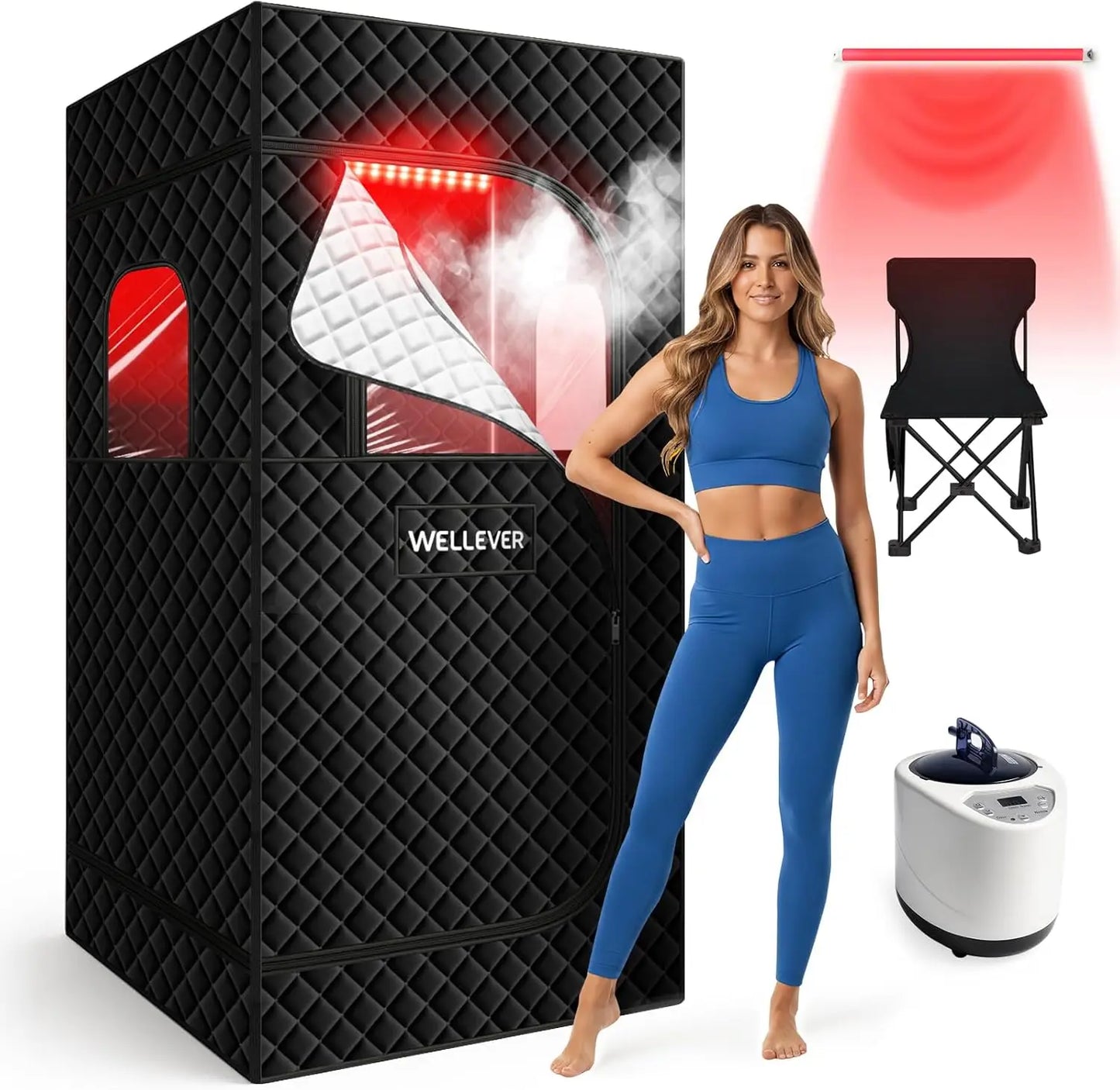 Portable Infrared Steam Sauna Tent – Home Detox & Relaxation