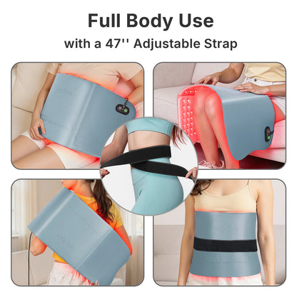 Red Light Therapy Mat 792 LEDs 660nm 850nm For Body