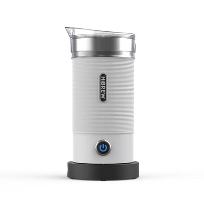 Electric Milk Frother | Hot & Cold Foam Maker for Lattes, Cappuccinos & Hot Chocolate White