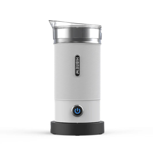 Electric Milk Frother | Hot & Cold Foam Maker for Lattes, Cappuccinos & Hot Chocolate White