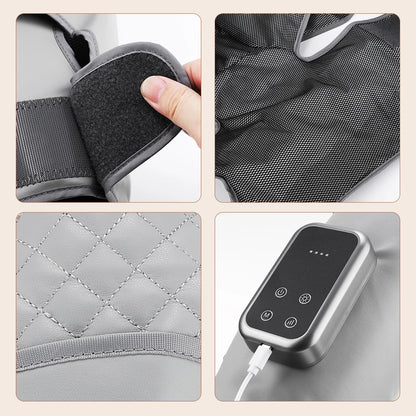 Calf & Knee Massager with Heat & Air Compression | Cordless Leg Wrap Massager, 3 Heat Levels, Muscle Relaxation & Circulation Support