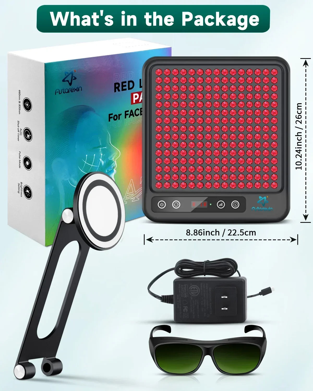 Red Light Therapy Panel for Face And Body – 660nm & 850nm