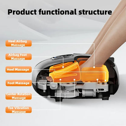 Foot Massager Machine with Heat | Electric Foot Massager with Air Compression and Kneading | Foot Massage Device
