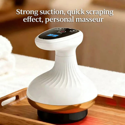 Electric Cupping And Scraping Massager – Heated Suction
