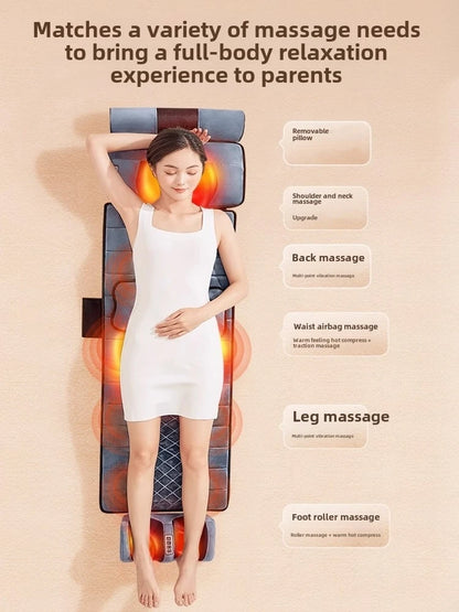 Full Body Massage Mat With 10-Zone Vibration & Heat