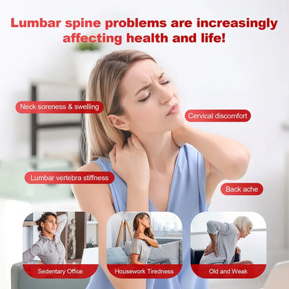 3D Kneading Massage Pillow | 20 Nodes, Heat Therapy, 4-Level Vibration & Full Spine Support