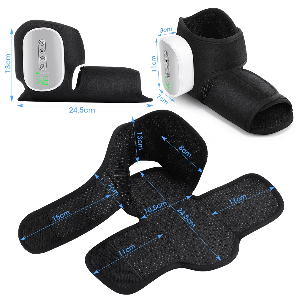 EMS Foot Massager Machine | TENS Foot Circulation Stimulator Pad, Adjustable Intensity