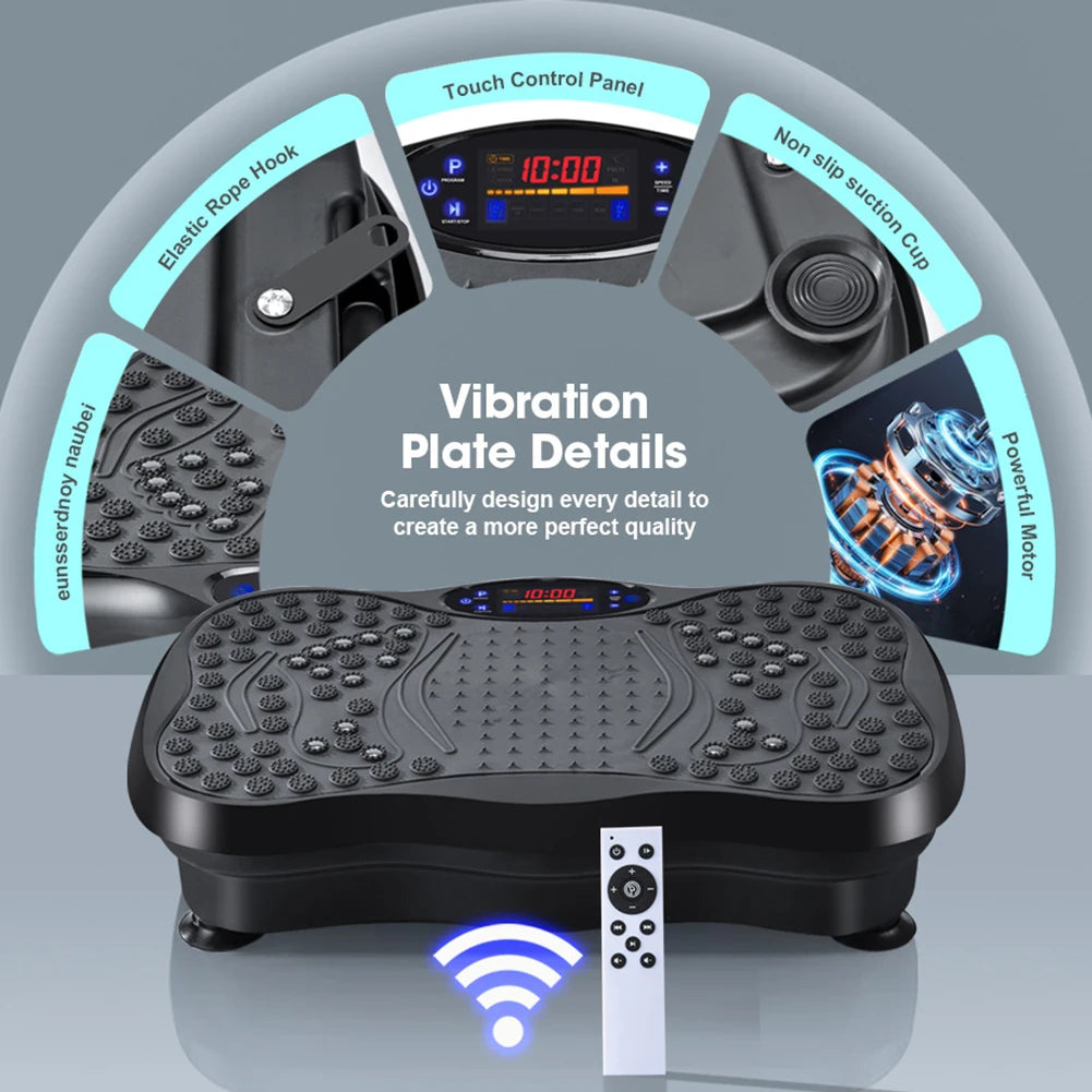 Bluetooth Vibration Plate Exercise Machine – Full Body Trainer