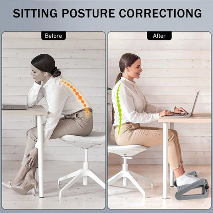 Adjustable Under Desk Foot Rest | Ergonomic Foot Stool for Posture & Back Pain Relief
