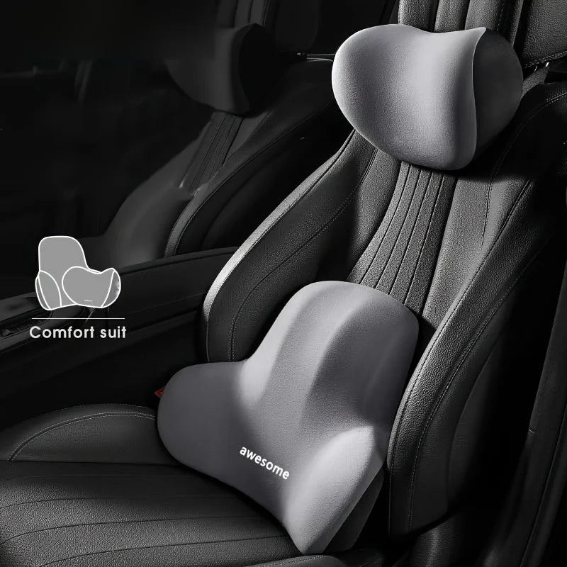 Memory Foam Office Chair Cushion with Lumbar Support