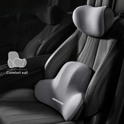 Memory Foam Office Chair Cushion with Lumbar Support