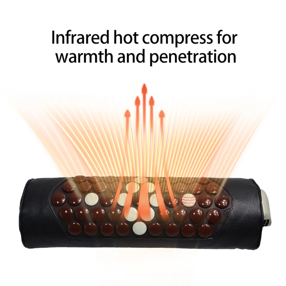 Heated Jade Tourmaline Neck Pillow – Infrared Pain Relief