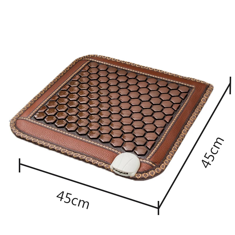 Jade Tourmaline Heating Seat Cushion – Infrared Therapy Pad