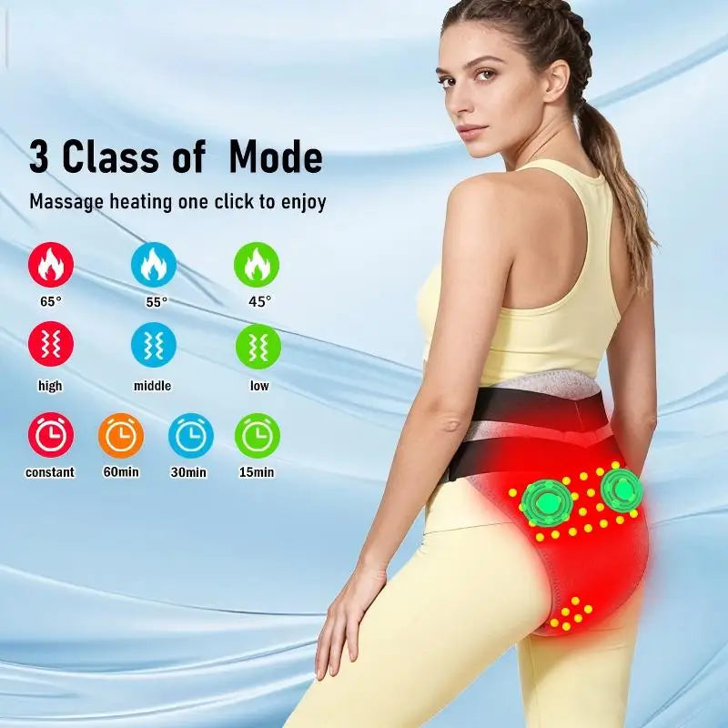Women’s Heated Underwear with Red Light Abdominal Pad