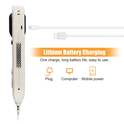 Electric Acupuncture Pen with LCD | Pain Relief Tool with 3 Probes & 10 Intensity Levels | Rechargeable Meridian Therapy by vitaAsana