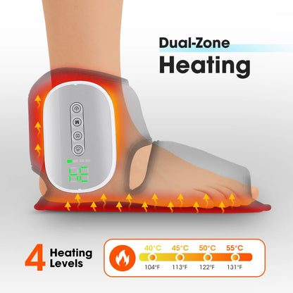 EMS Foot Massager Machine | TENS Foot Circulation Stimulator Pad, Adjustable Intensity