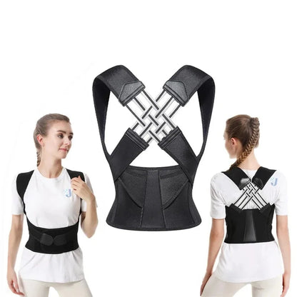 Adjustable Back Posture Corrector Brace for Kids & Adults