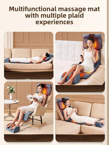 Full Body Massage Mat With 10-Zone Vibration & Heat