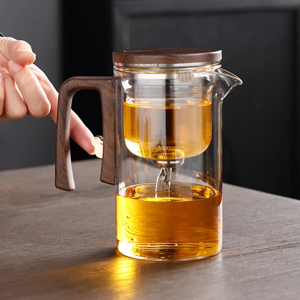 Glass Teapot With Magnetic Filter