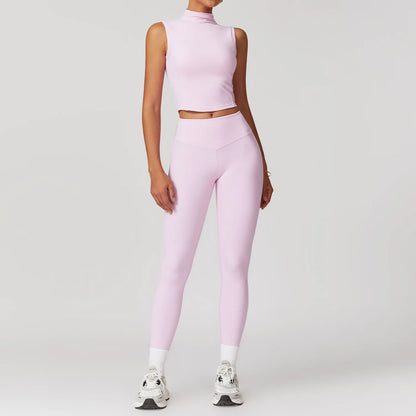 Yoga Set for Women | 2-Piece Sports Bra and High Waisted Leggings Workout Outfit with Quick-Dry Stretch Fabric