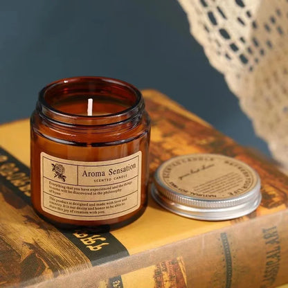Smokeless Aromatherapy Soy Candle | Clean-Burning Essential Oil Candle | Natural Relaxation Scented Candle | Eco-Friendly Gift by vitaAsana