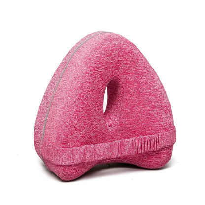 Memory Foam Knee Pillow | Side Sleeper Leg Support for Hip, Back & Sciatica Relief