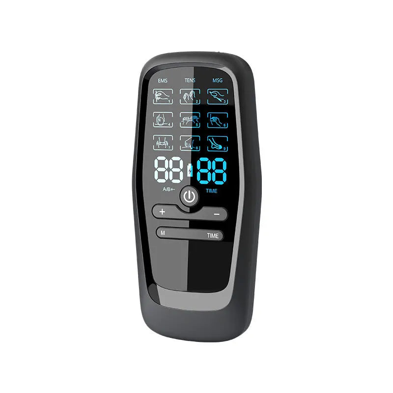 Electric TENS & EMS Muscle Stimulator | 6 Massage Modes, 19 Intensity Levels, USB Rechargeable Pain Relief Therapy for Back, Neck, Legs & Arms