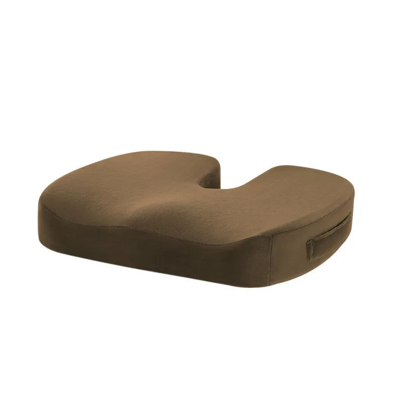 Cooling Gel Seat Cushion for Office Chair | Memory Foam Coccyx Pillow with Non-Slip Base for Tailbone & Back Pain Relief