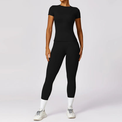 Yoga Set for Women | 2-Piece Sports Bra and High Waisted Leggings Workout Outfit with Quick-Dry Stretch Fabric