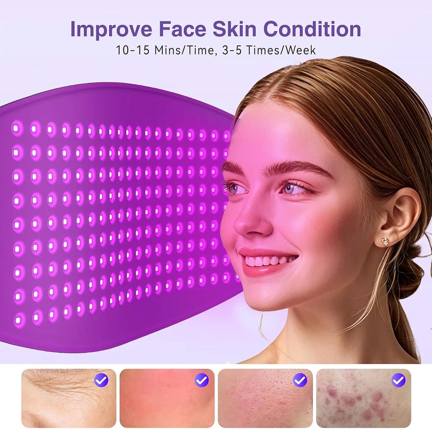 Red Light LED Therapy Mask 720 Chips For Face And Body
