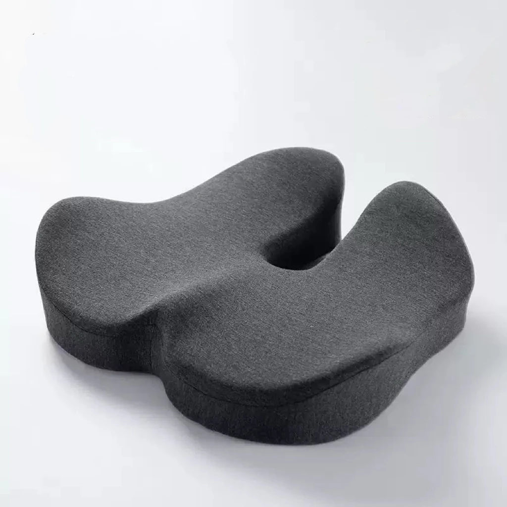 Thick Memory Foam Seat Cushion | Office Chair Cushion for Long Sitting | Ergonomic Coccyx and Hip Support