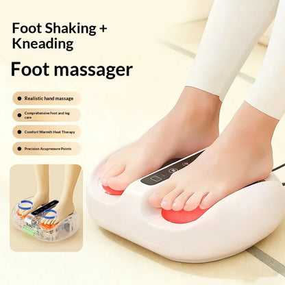 Foot Massager Machine with Heat & Kneading | Foot Pain Relief & Circulation System for Daily Muscle Recovery