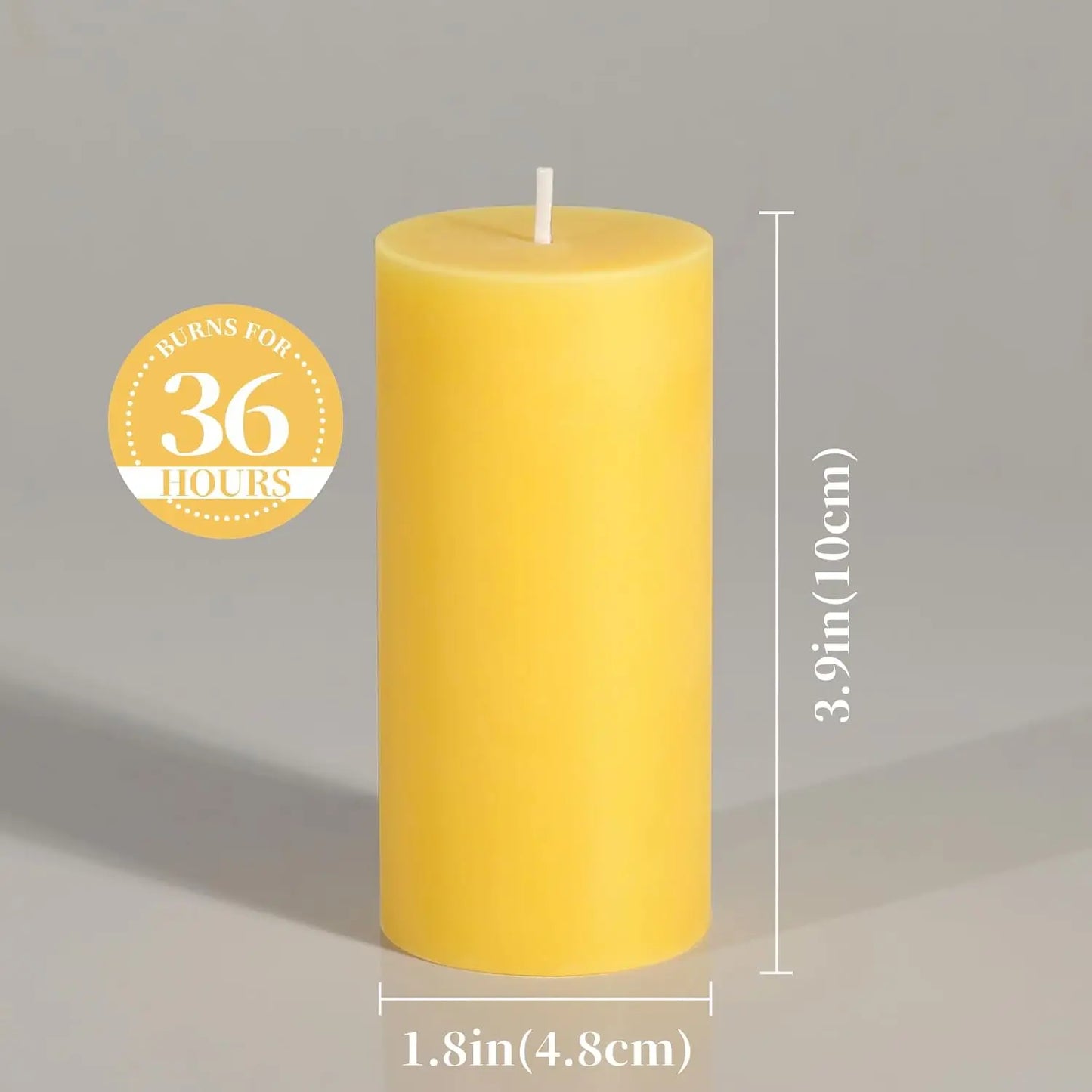 Natural Beeswax Meditation Candles - vitaAsana