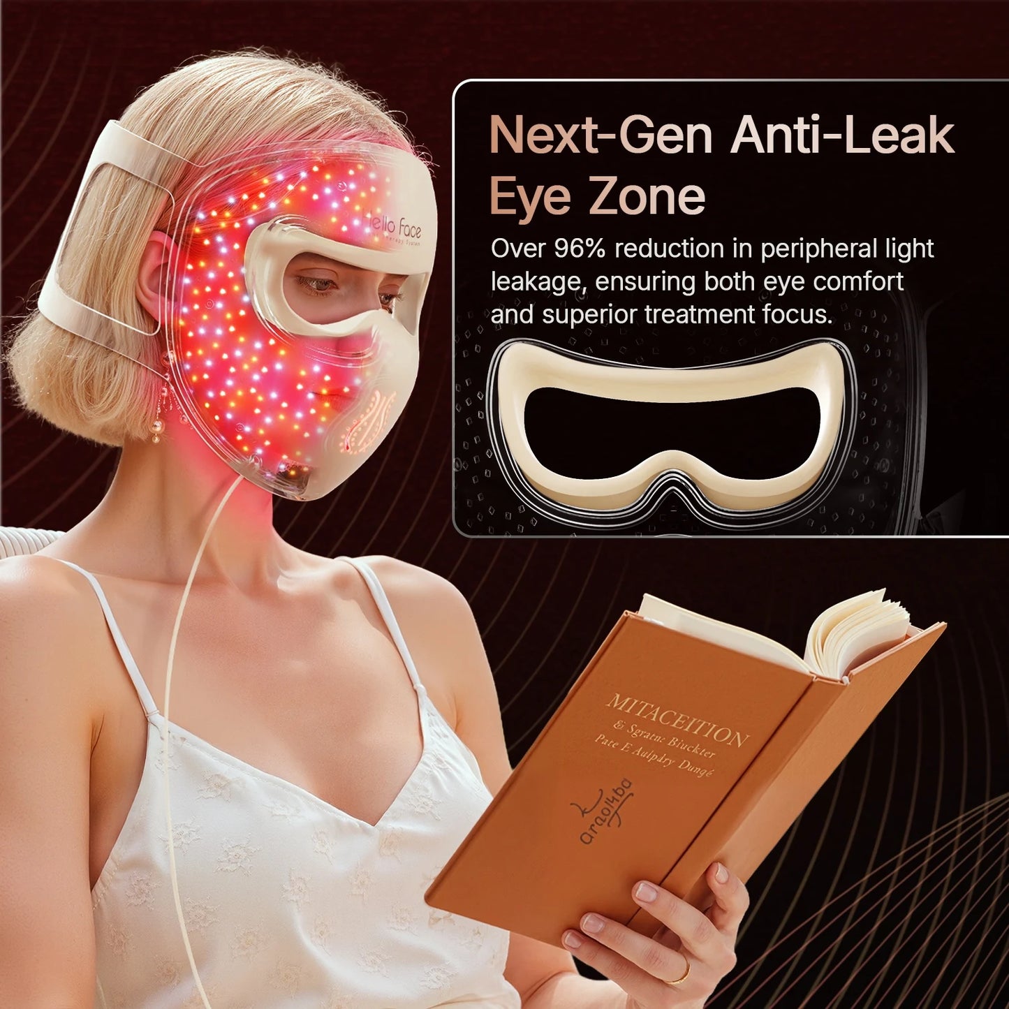 4D LED Light Therapy Face Mask – 4 Modes, 311 LEDs