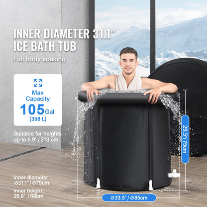 Portable Ice Bath Plunge Tub for Cold Water Therapy