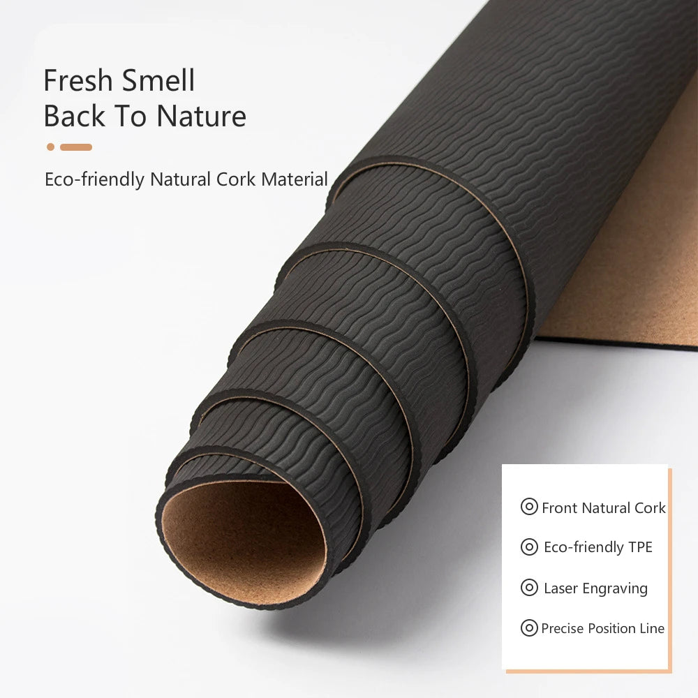 Eco-Friendly Cork Yoga Mat - vitaAsana