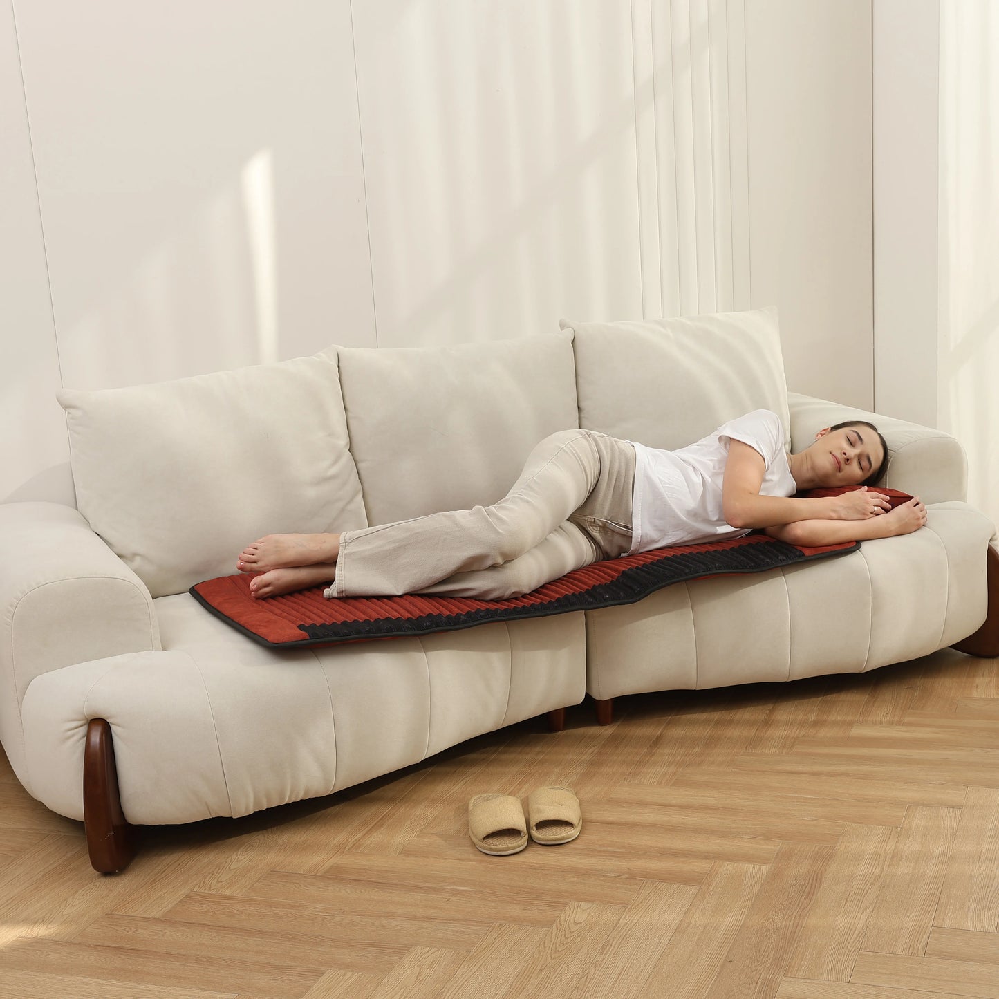 PEMF Infrared Therapy Mat | Amethyst, Jade, Tourmaline Heated Crystal Mattress