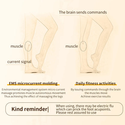 EMS Foot Massager Pad | 8 Modes & 32 Intensities | USB Rechargeable | Remote Control + Auto Shut-Off