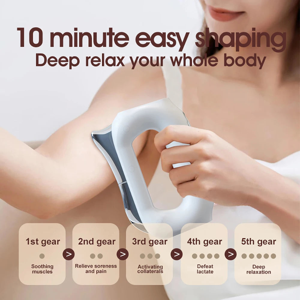 Electric Heating Fascia Massager – Microcurrent & Vibration