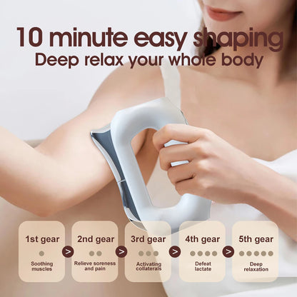 Electric Heating Fascia Massager – Microcurrent & Vibration