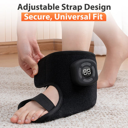 EMS Foot Massager Machine | TENS Foot Circulation Stimulator Pad, Adjustable Intensity