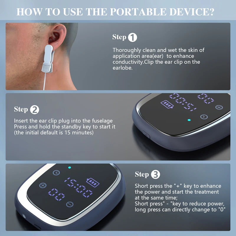 Handheld CES Sleep Aid Device – Relaxation & Stress Relief