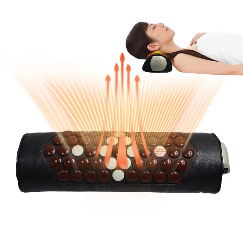 Heated Jade Tourmaline Neck Pillow – Infrared Pain Relief