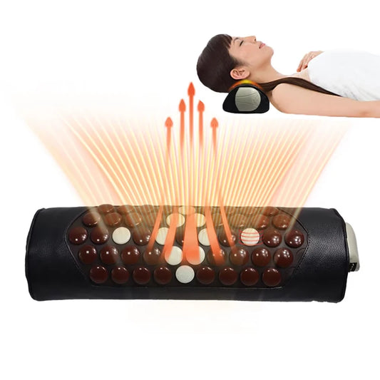Heated Jade Tourmaline Neck Pillow – Infrared Pain Relief