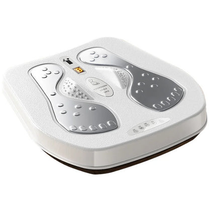 EMS Foot Massager with Heat & Remote | Electric Foot Circulation Machine, Pulse Therapy Pad, Adjustable Intensity & Modes