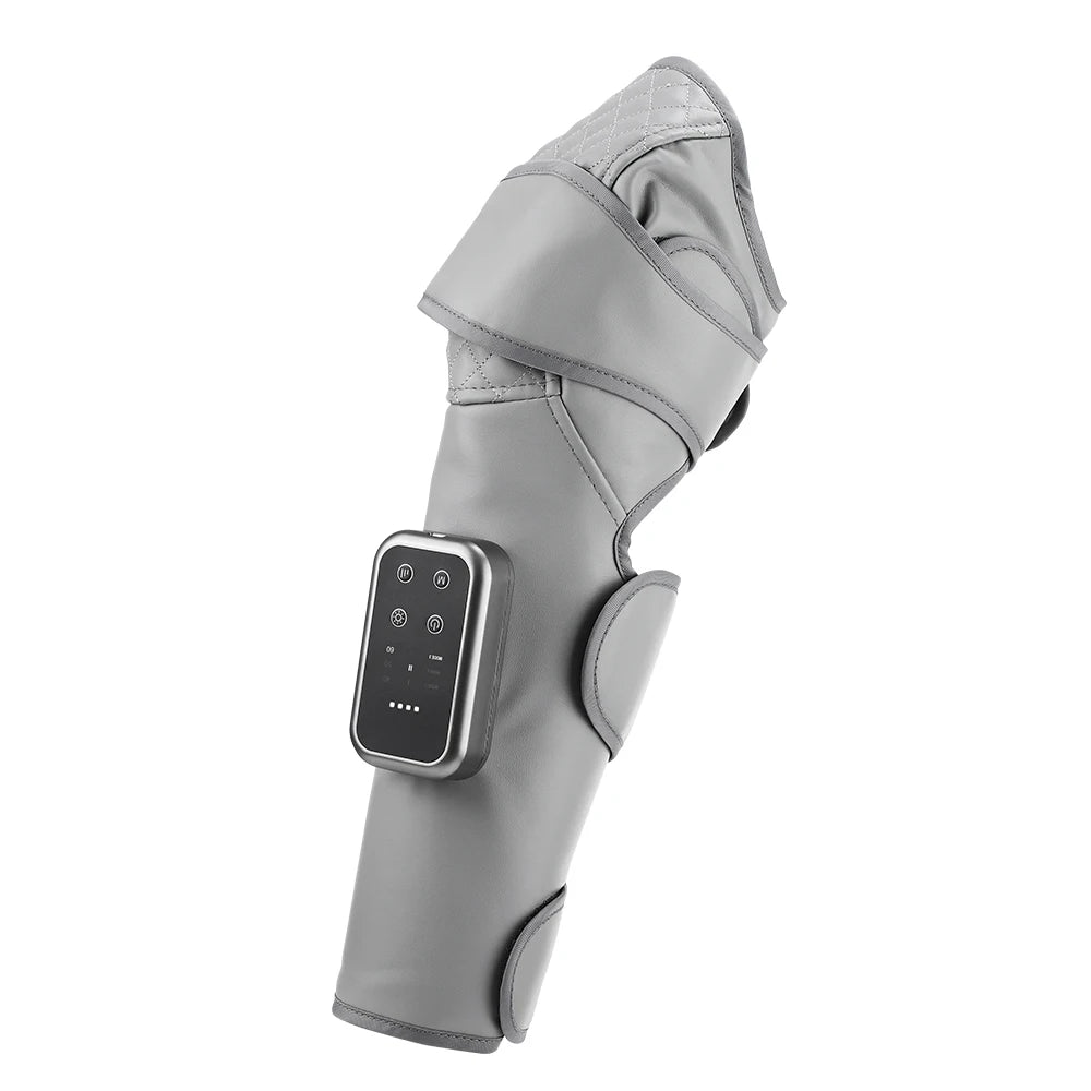 Calf & Knee Massager with Heat & Air Compression | Cordless Leg Wrap Massager, 3 Heat Levels, Muscle Relaxation & Circulation Support