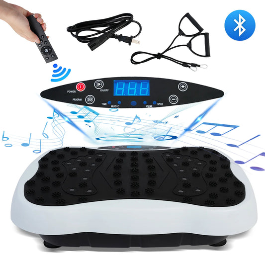 Full Body Vibration Plate Machine – Dual Motor & Bands