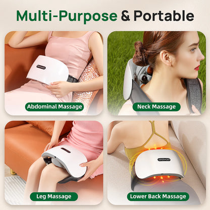 Cordless Abdominal Massager with Heating Therapy